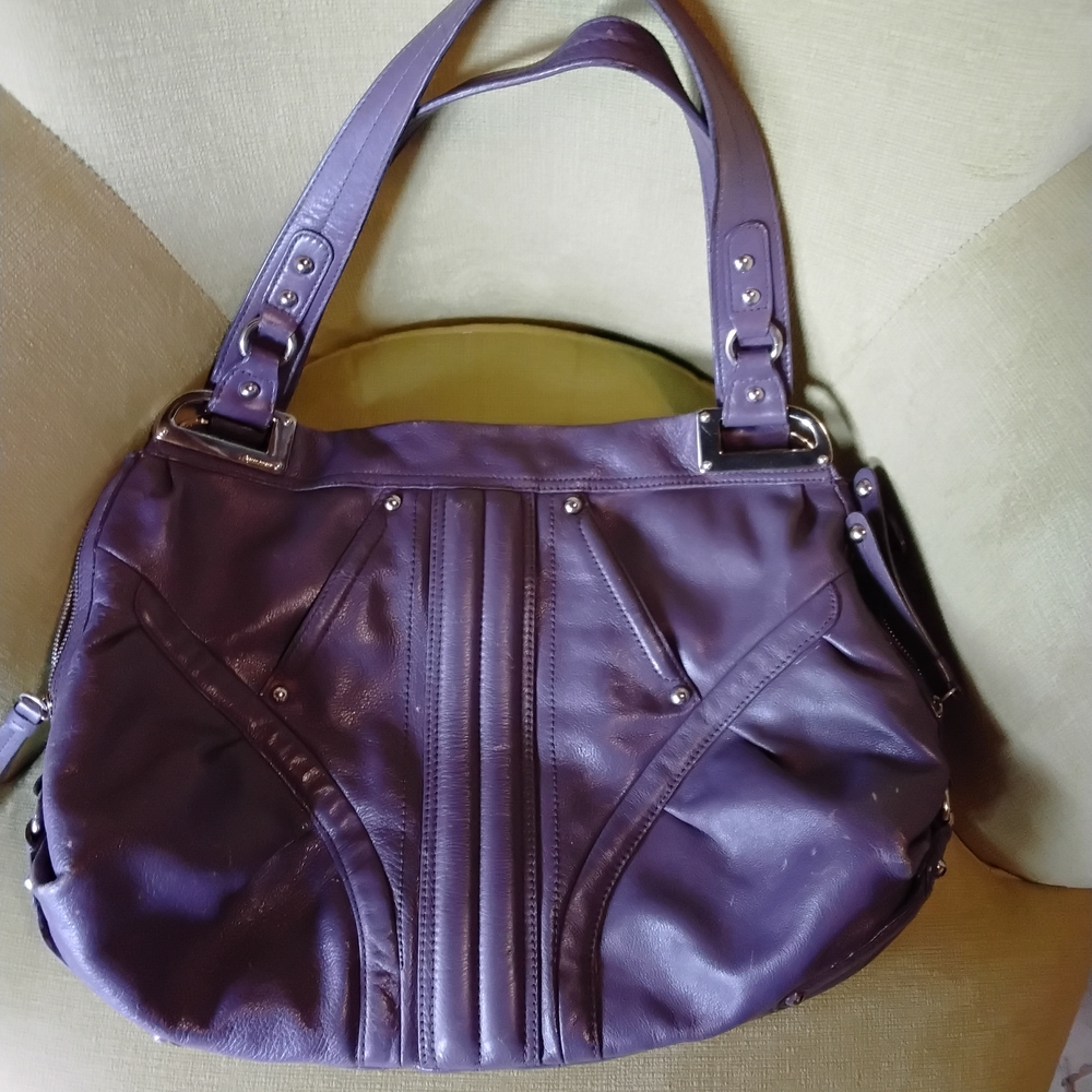 B. Makowsky Deep Purple Shoulder Bag